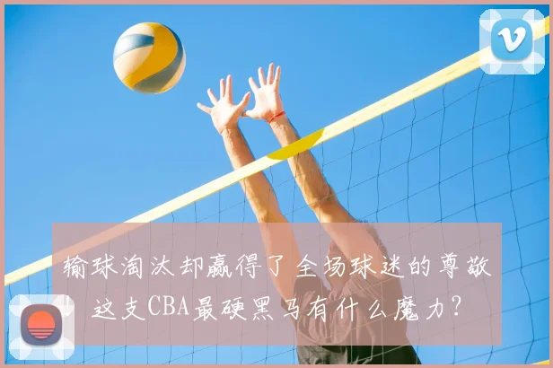 输球淘汰却赢得了全场球迷的尊敬！这支CBA最硬黑马有什么魔力？